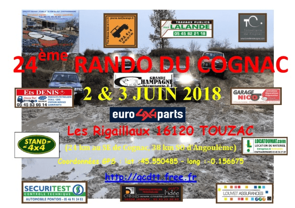 4x4 meeting - Rando du Cognac 2018