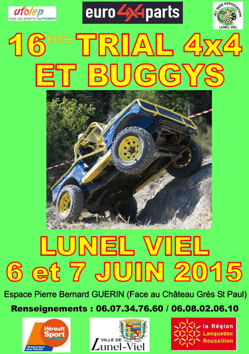 Trial 4x4 & Buggy - Lunel Viel 2015