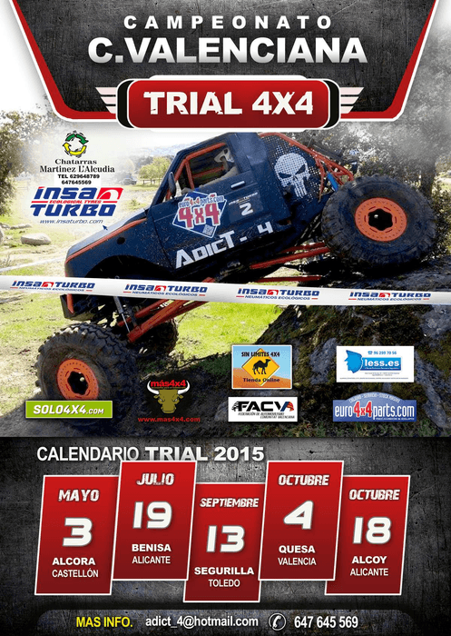 4x4 Trial - C. Valencia 2015