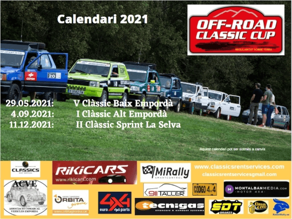 4x4 rallye - Off Road Classic Cup 2021