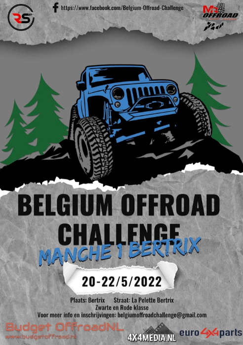 competición 4x4 - Belgium Offroad Challenge 2022