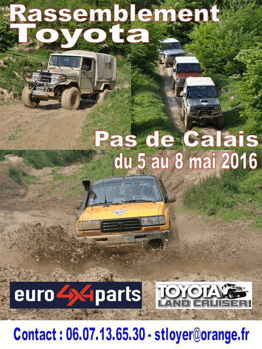 4x4 meeting - Toyota Pas de Calais 2016