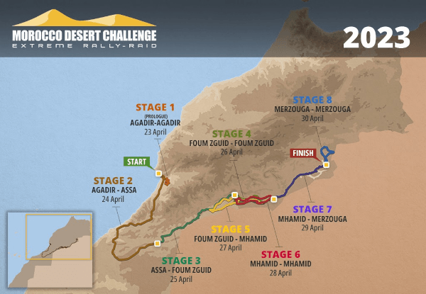 competición 4x4 - Morocco Desert Challenge 2023