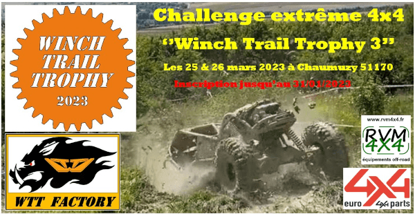 compétition 4x4 - Winch Trail Trophy 2023