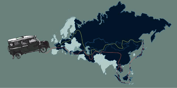 viaje 4x4 - Asie en soie