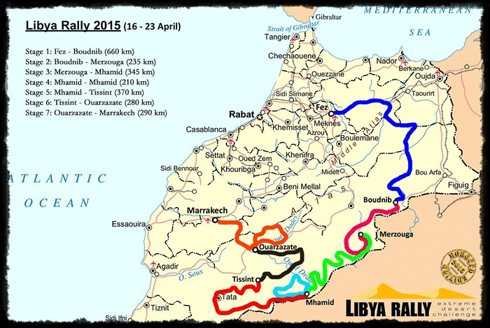 Compétition 4x4 - Libya Rally 2015