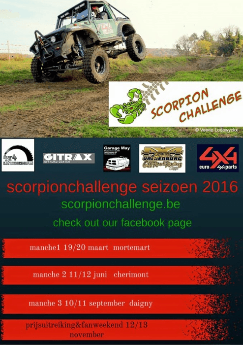 compétition 4x4 - Scorpion Challenge 2016