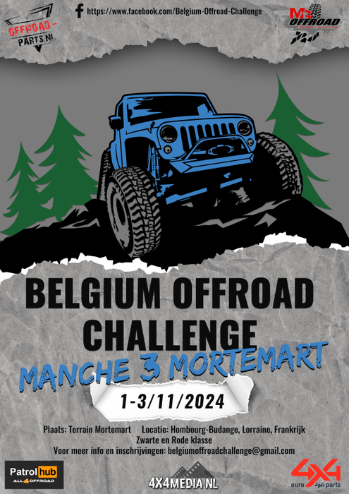 competición 4x4 - Belgium Offroad Challenge 2024