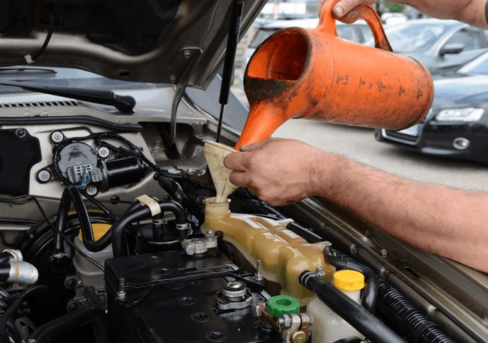 Changing the coolant
