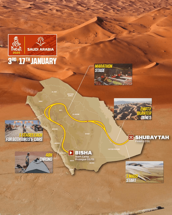 4x4 rally - Dakar 2025