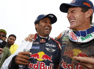 Les vainqueurs du Dakar 2015!