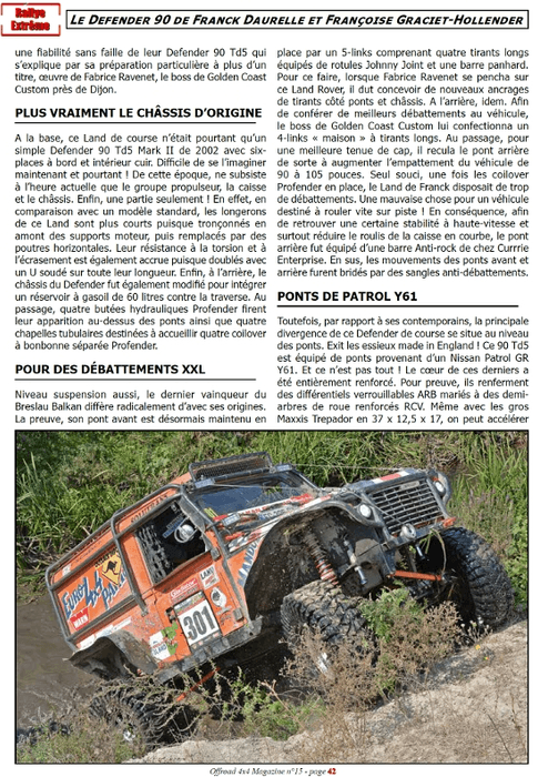 Offroad 4x4 Magazine, Se tracter en toute sécurité avec Trans 4