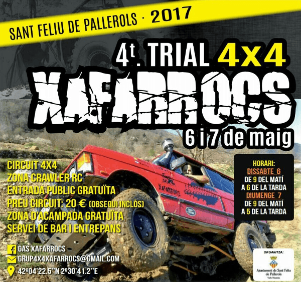 4x4 trial - Xafarrocs 2017