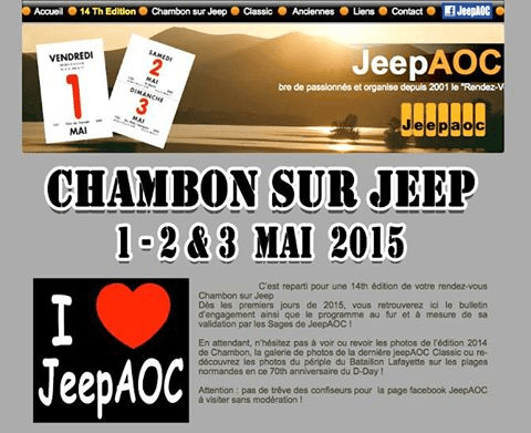 Quedada 4x4 - Chambon sur Jeep 2015