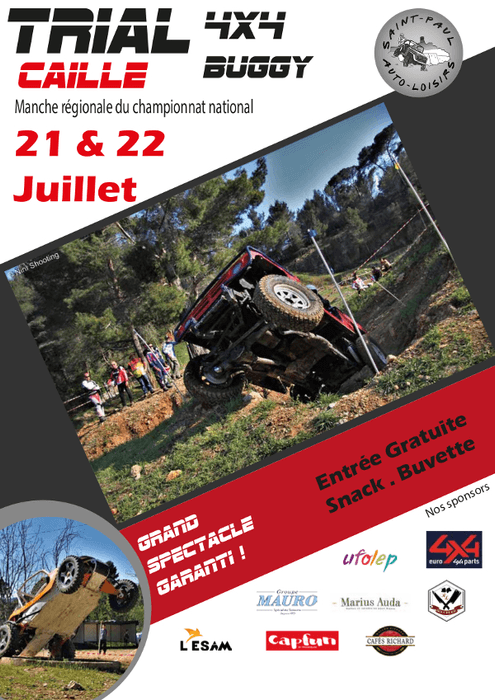 trial 4x4 - Caille 2018