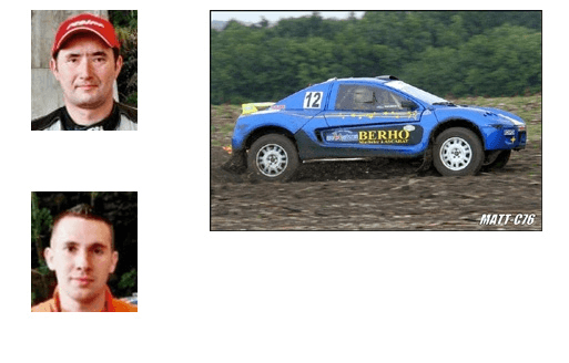 French 4x4 rally-D. Iribaren and L. Bourneix