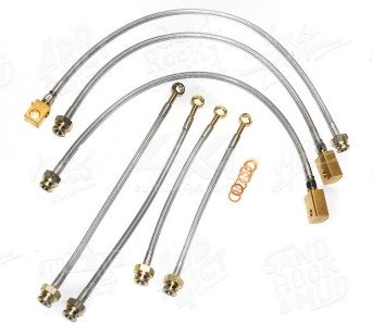 Article thumbnail: Aviation-style braided brake hoses