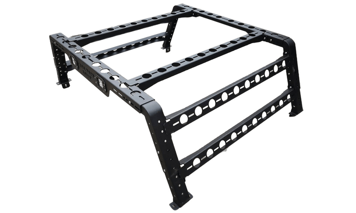 Modular bed rack for pick ups