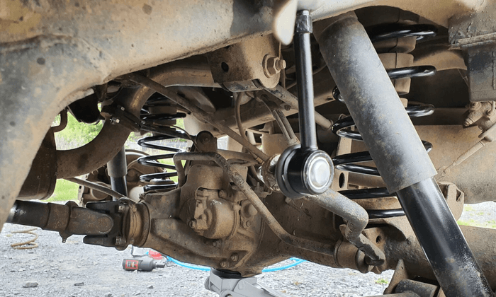 Change rear springs Toyota KDJ 95