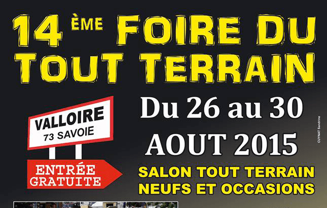 Vignette de l'article : Foire du Tout Terrain Valloire 2015