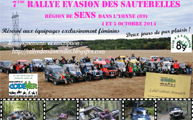 Vignette de l'article : Rallye Evasion des Sauterelles 2014