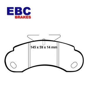 Pastillas de freno Premium - EBC - ULTIMAX
