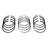Piston rings - set standard size