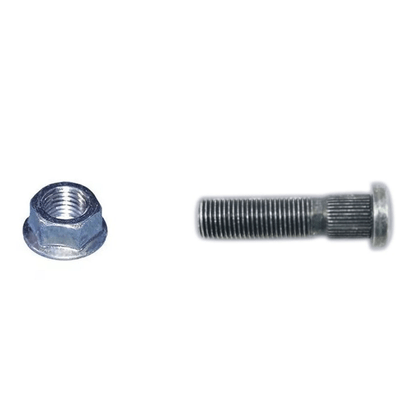 Brake backing plate - stud and nut