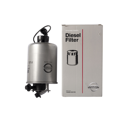 Diesel fuel filter and strainer