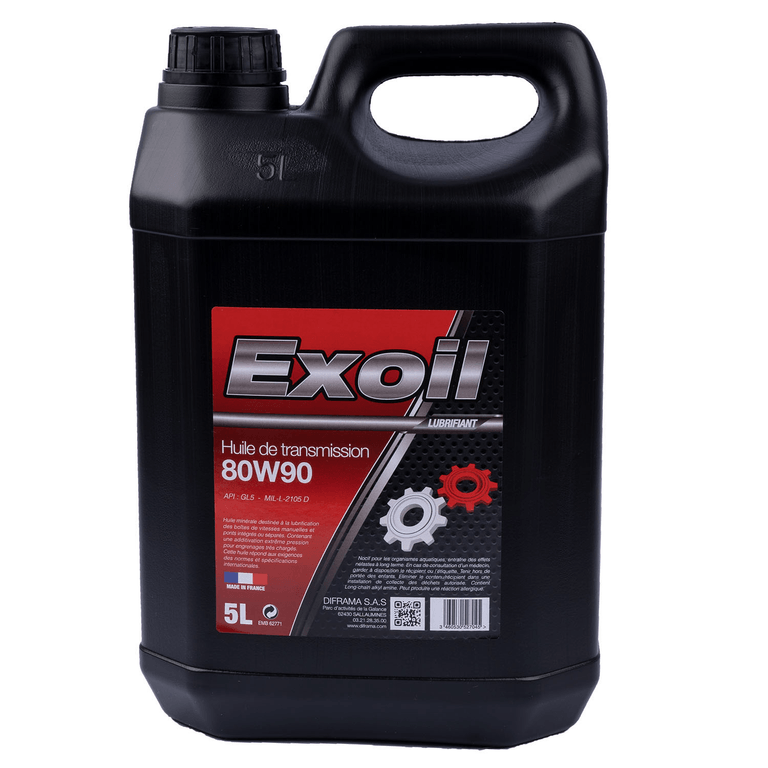 Oil gearbox and axle Exoil - 80W90 GL5 - 5L