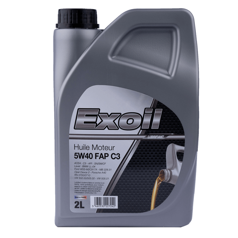 Aceite motor Exoil - 5W40 C3 FAP - 2L