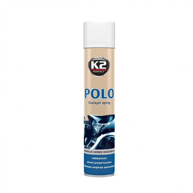 K2 - Nettoyant plastique intérieur - POLO COCKPIT Fraicheur 600 ML