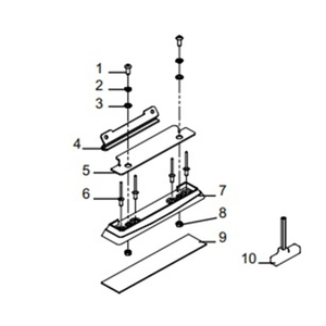 Roof rack -  RHINO RACK - mount leg