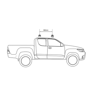 Roof bars - Rhino Rack kit  Xtra Cab
