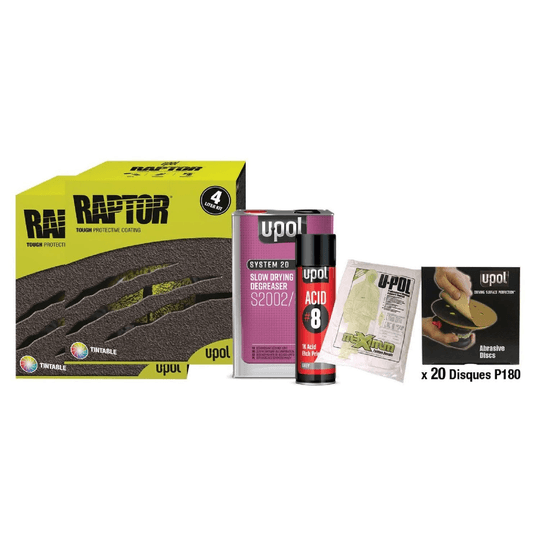 Revêtement Raptor - Teintable Kit pour pick up benne longue