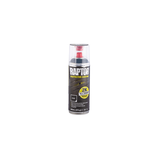 Revêtement Raptor - systeme aerosol 2k - noir