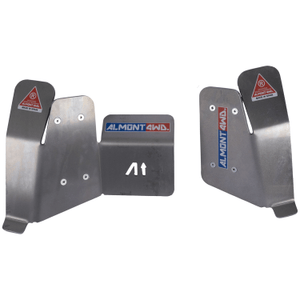Almont 4wd  skid plate - shock absorber and blocage