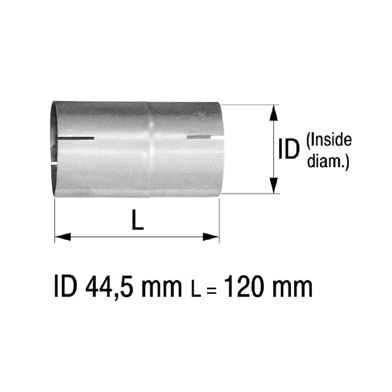 Connector 44.5mm 120mm