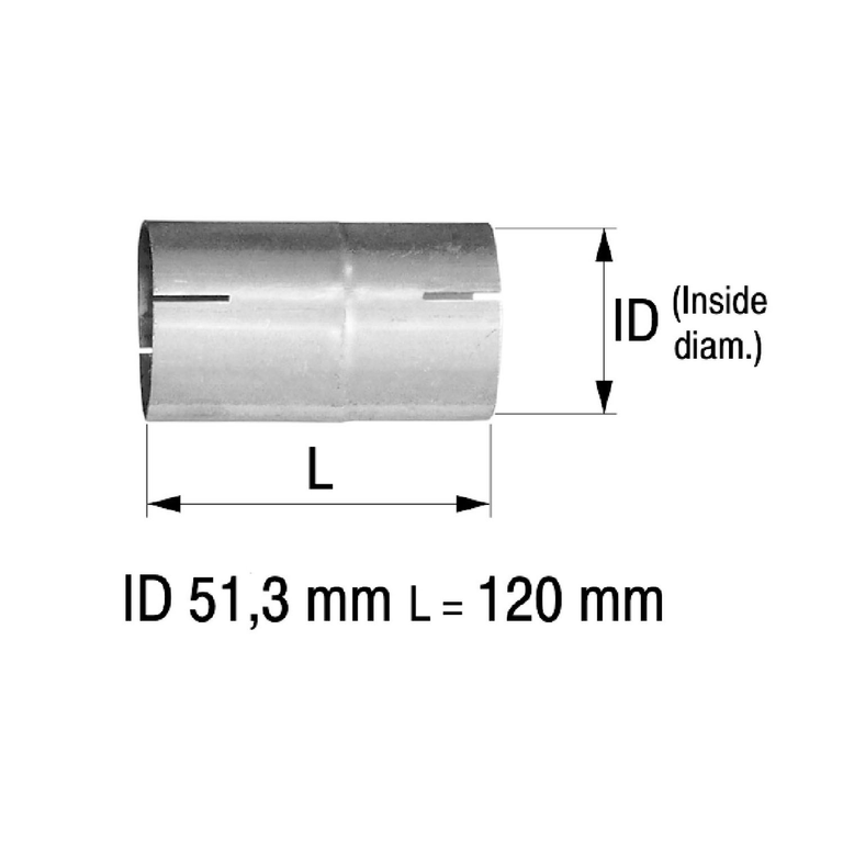 Connector 51.3mm 120mm