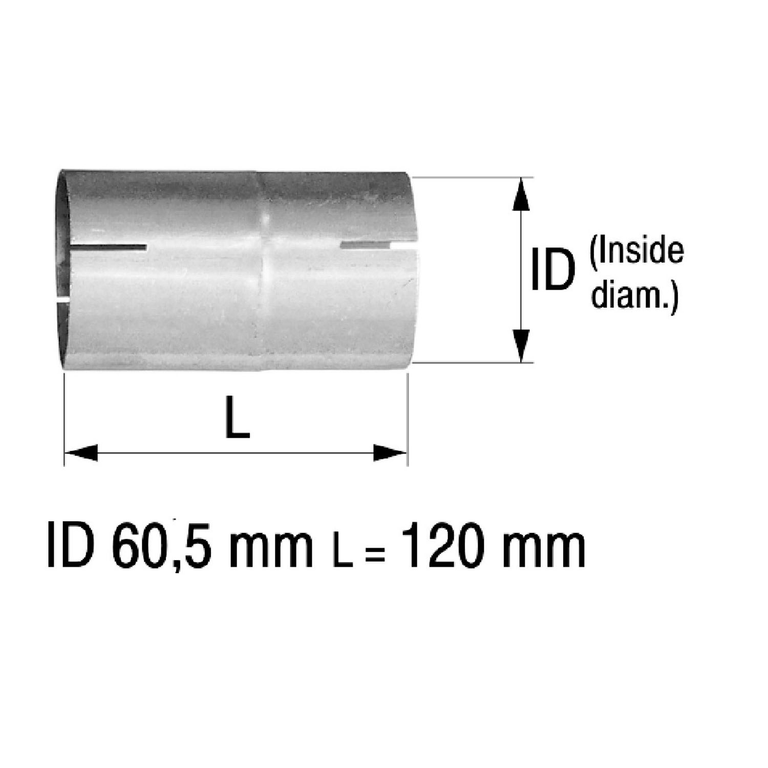 Connector 60.5mm 120mm