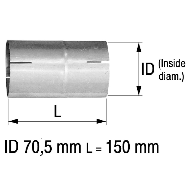 Connector 70.5mm 150mm