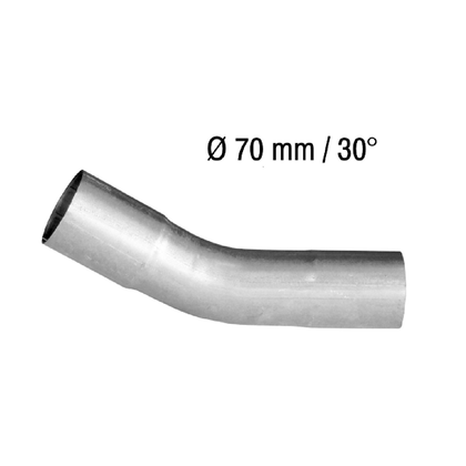 Exhaust bends 30°