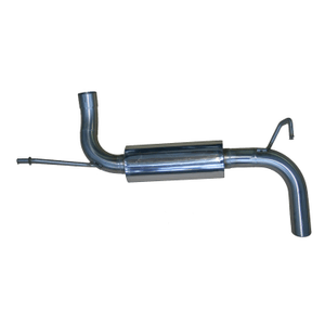Stainless steel rear silencer - Tecinox