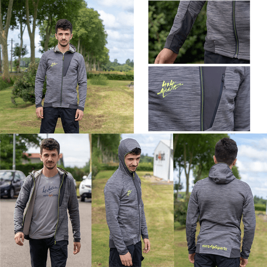 Fleece jacket – unisex / XL – Grey