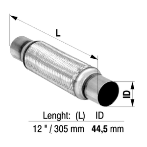 Flexilbe 44,5mm 305mm