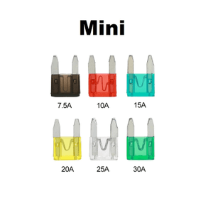 Set of mini fuses x100