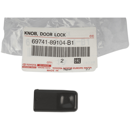 Door lock - buton and rod