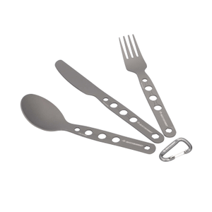 Camping - Set of 3 aluminium cutlery