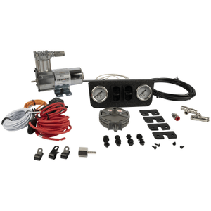 SANZAA Suspension pneumatique Kit de système de Suspension pneumatique  intégré avec réservoir d'air, compresseur d'air, Double manomètre,  télécommande : : Bricolage