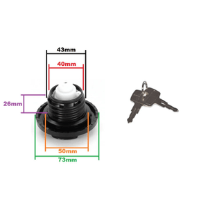 Bouchon de réservoir adaptable - diamètre extérieur : 89,50 mm